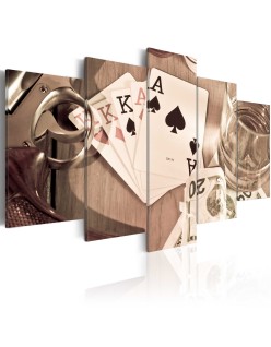 Картина - Poker night - sepia