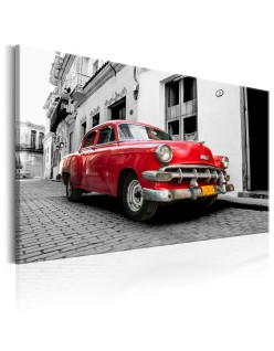 Картина - Cuban Classic Car (Red)