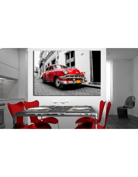 Картина - Cuban Classic Car (Red)