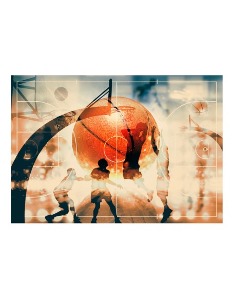 Самозалепващ фототапет - I love basketball!