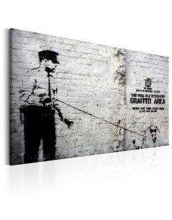 Картина - Graffiti Area (Police and a Dog) by Banksy