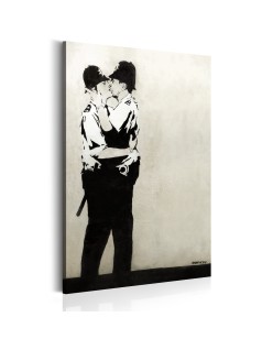 Картина - Kissing Coppers by Banksy