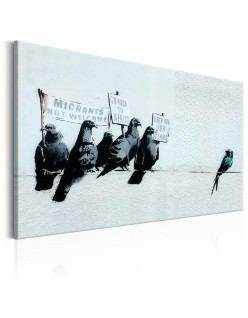 Картина - Protesting Birds by Banksy