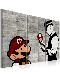 Картина - Banksy: Mario Bros