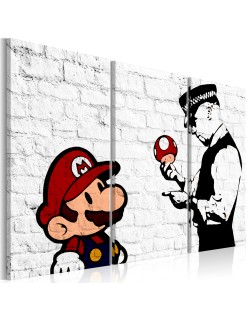 Картина - Mario Bros (Banksy)