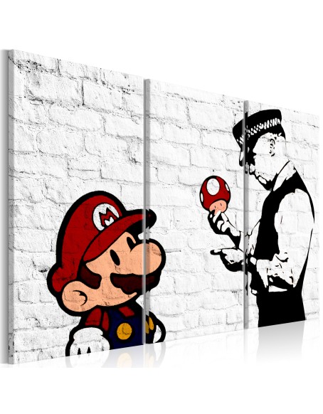 Картина - Mario Bros (Banksy)