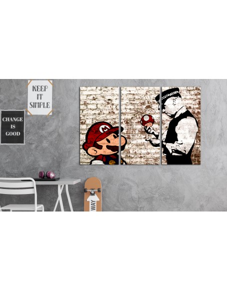 Картина - Mario Bros: Torn Wall