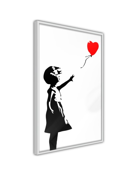 Плакат - Banksy: Girl with Balloon I