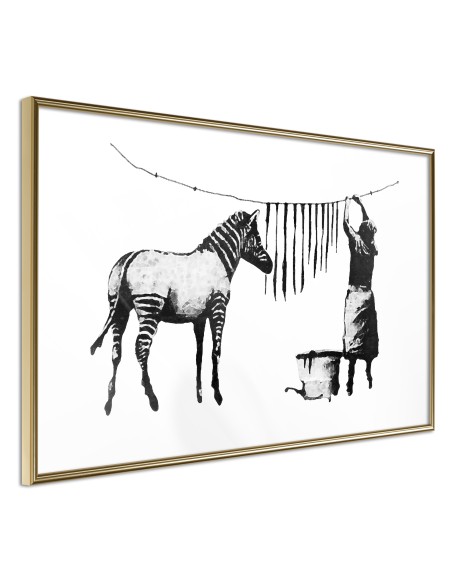 Плакат - Banksy: Washing Zebra Stripes