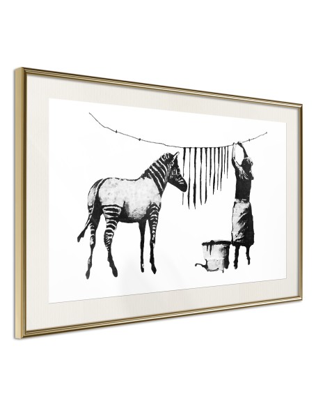 Плакат - Banksy: Washing Zebra Stripes