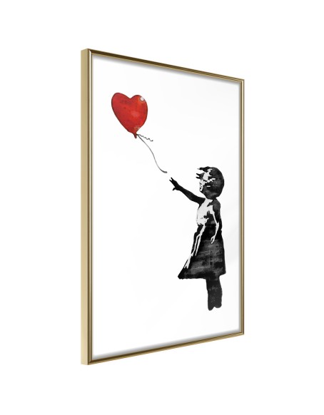 Плакат - Banksy: Girl with Balloon II