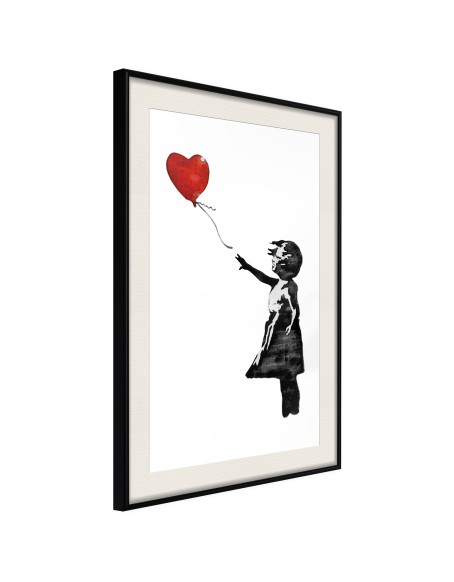 Плакат - Banksy: Girl with Balloon II