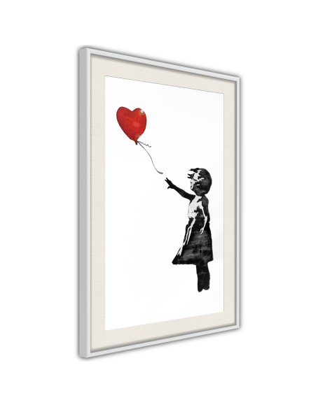 Плакат - Banksy: Girl with Balloon II