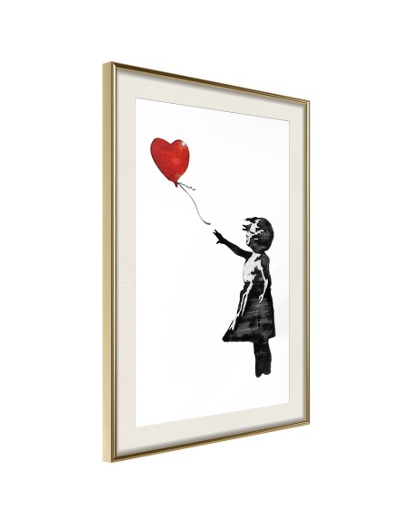 Плакат - Banksy: Girl with Balloon II