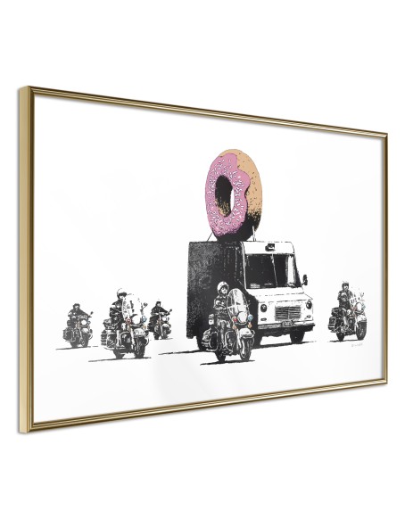 Плакат - Banksy: Donuts (Strawberry)