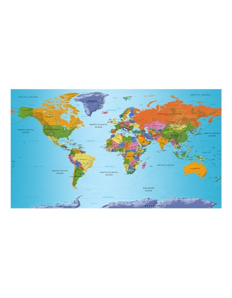 Фототапет XXL - World Map: Colourful Geography II