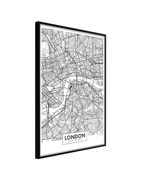 Плакат - City Map: London