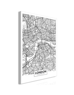 Картина - Map of London (1 Part) Vertical