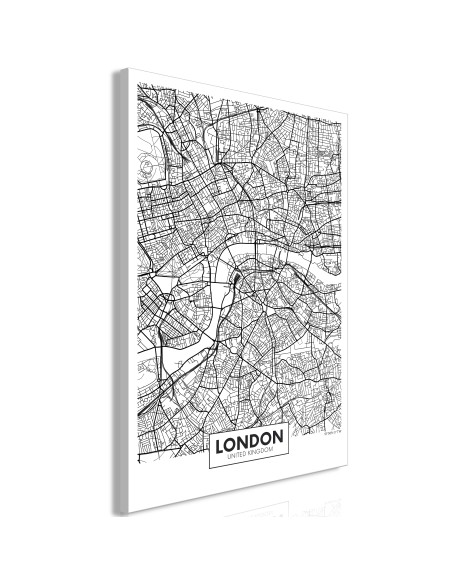 Картина - Map of London (1 Part) Vertical