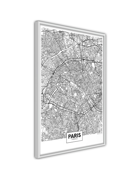 Плакат - City Map: Paris