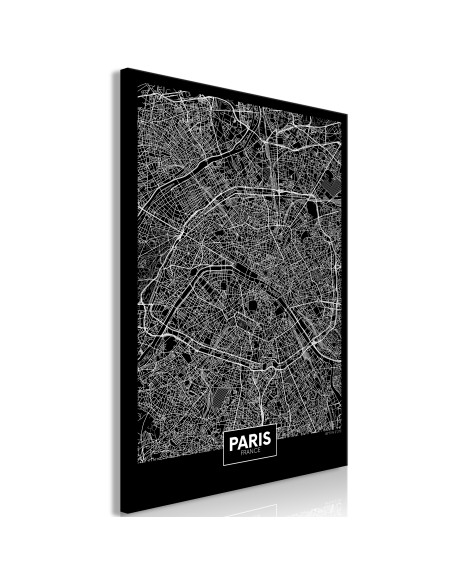 Картина - Dark Map of Paris (1 Part) Vertical