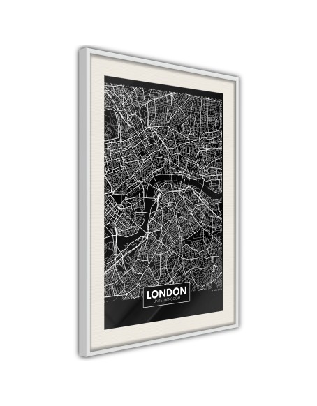 Плакат - City Map: London (Dark)