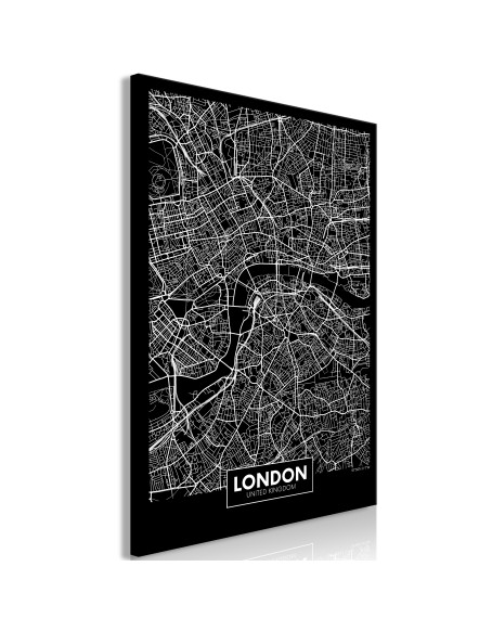 Картина - Dark Map of London (1 Part) Vertical