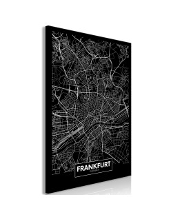 Картина - Dark Map of Frankfurt (1 Part) Vertical