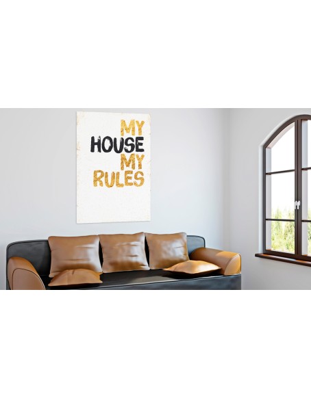 Картина - My Home: My house, my rules