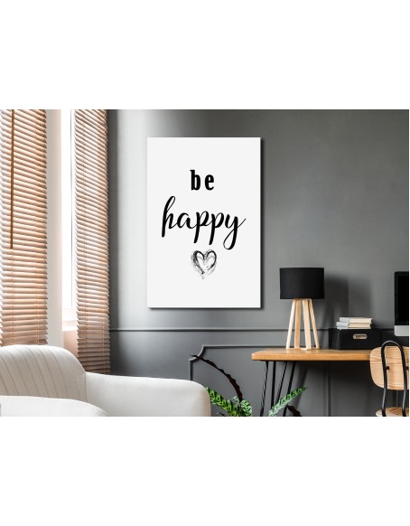 Картина - Be Happy (1 Part) Vertical