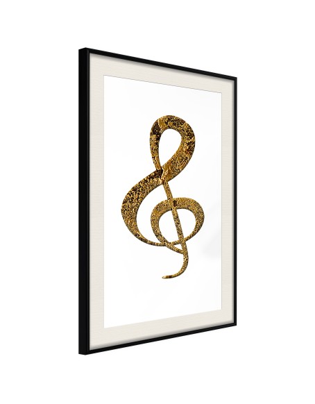 Плакат - Golden Treble Clef