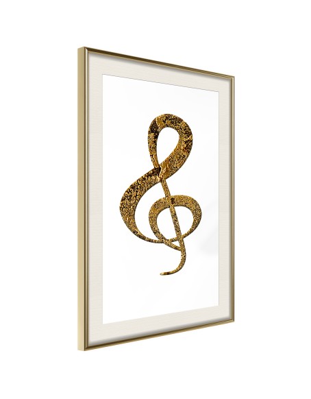 Плакат - Golden Treble Clef