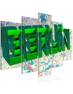 Картина - Green Berlin (5 Parts) Wide