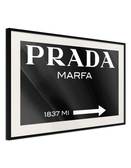 Плакат - Prada (Black)