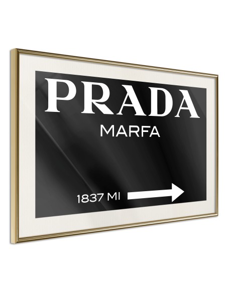 Плакат - Prada (Black)