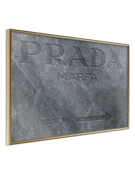 Плакат - Prada (Grey)