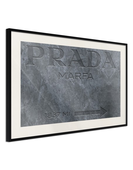 Плакат - Prada (Grey)