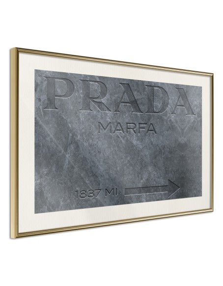 Плакат - Prada (Grey)