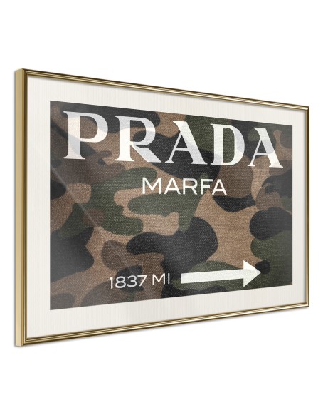 Плакат - Prada (Camo)