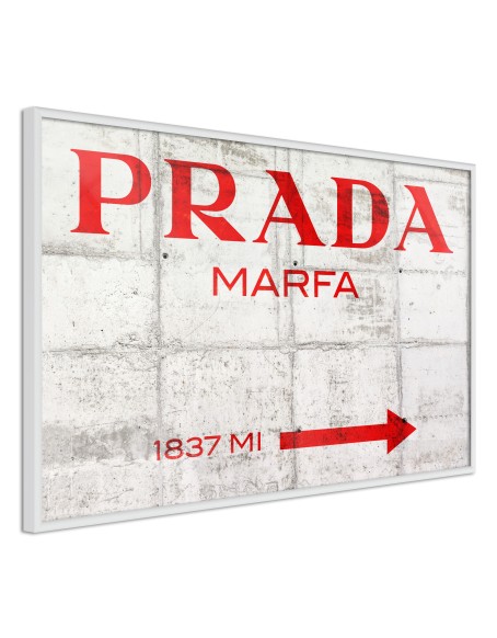 Плакат - Prada (Red)