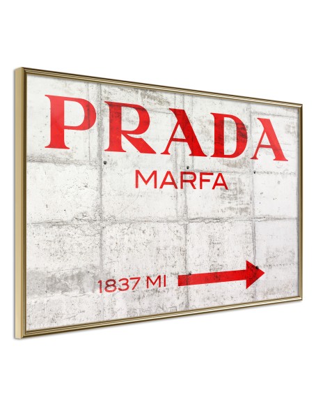 Плакат - Prada (Red)