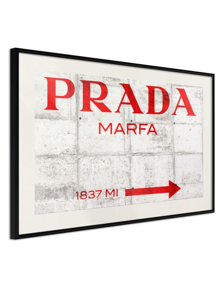 Плакат - Prada (Red)