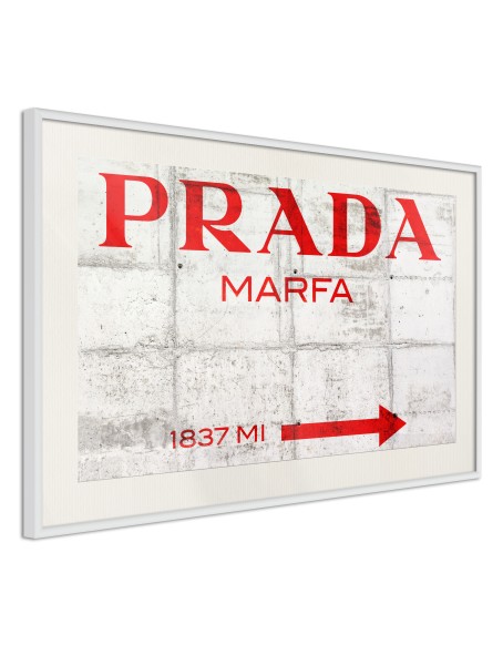 Плакат - Prada (Red)