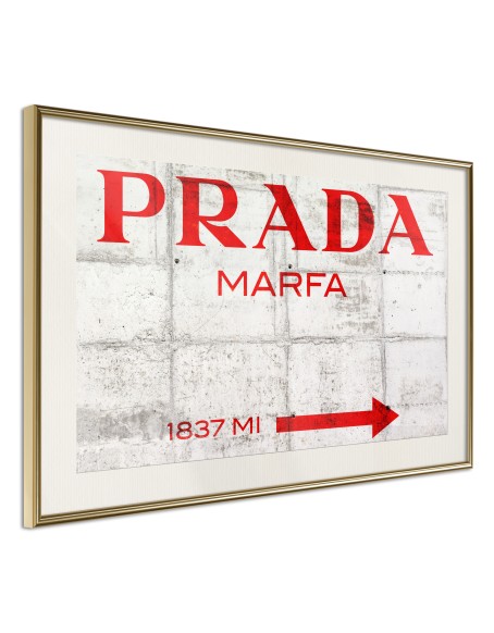 Плакат - Prada (Red)