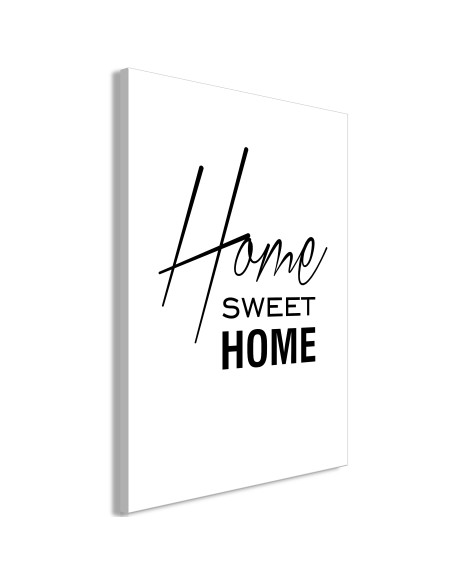 Картина - Black and White: Home Sweet Home (1 Part) Vertical