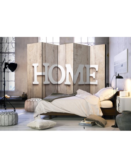 Параван - Room divider – Home on wooden boards