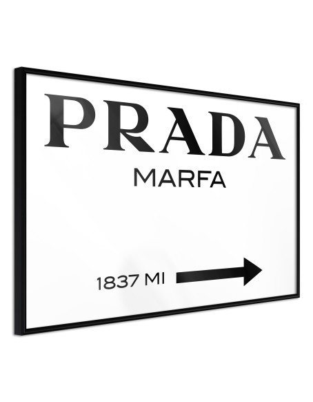 Плакат - Prada (White)