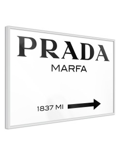 Плакат - Prada (White)