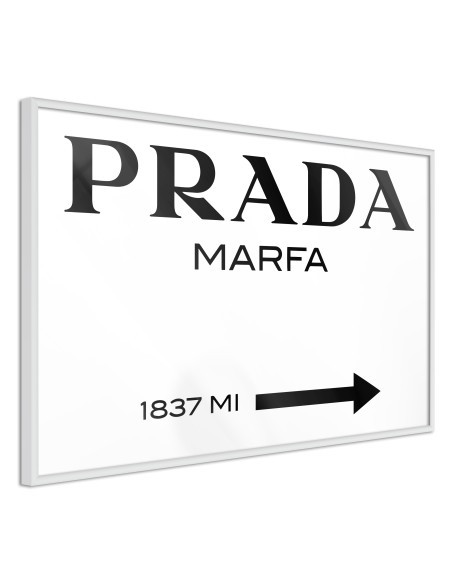 Плакат - Prada (White)