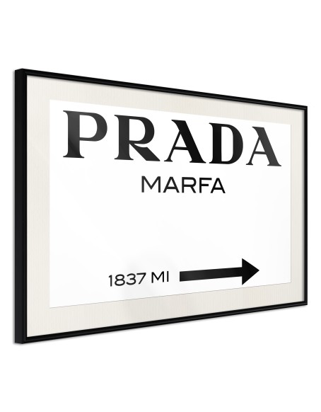 Плакат - Prada (White)